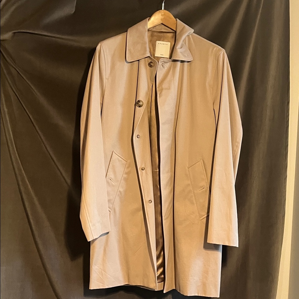 Sandro Beige Raincoat
